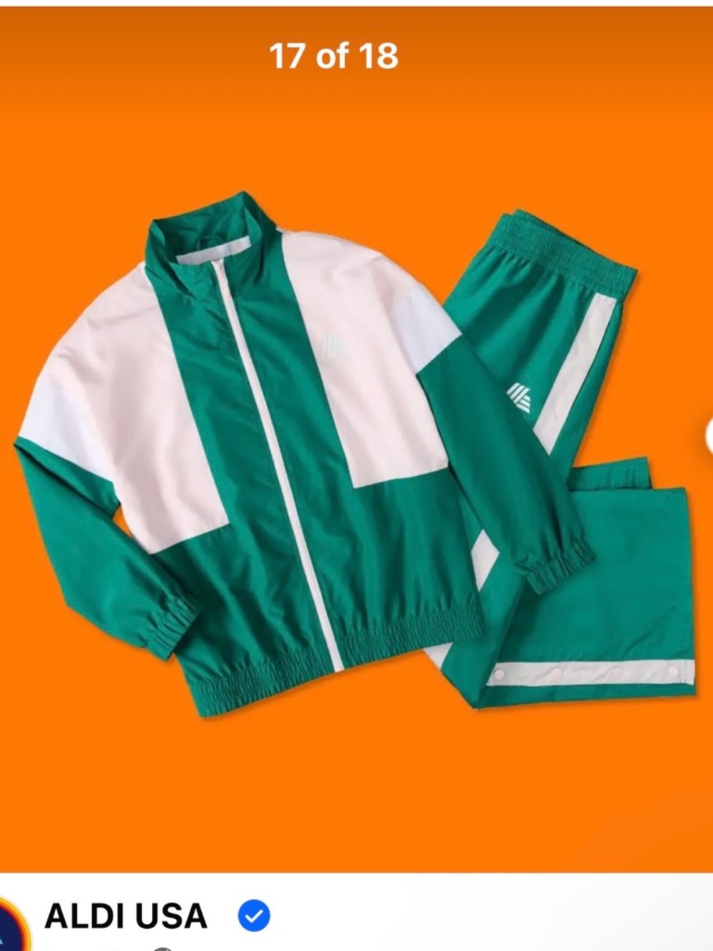 ALDI Gear 50th Anniversary Women’s tracksuit SET